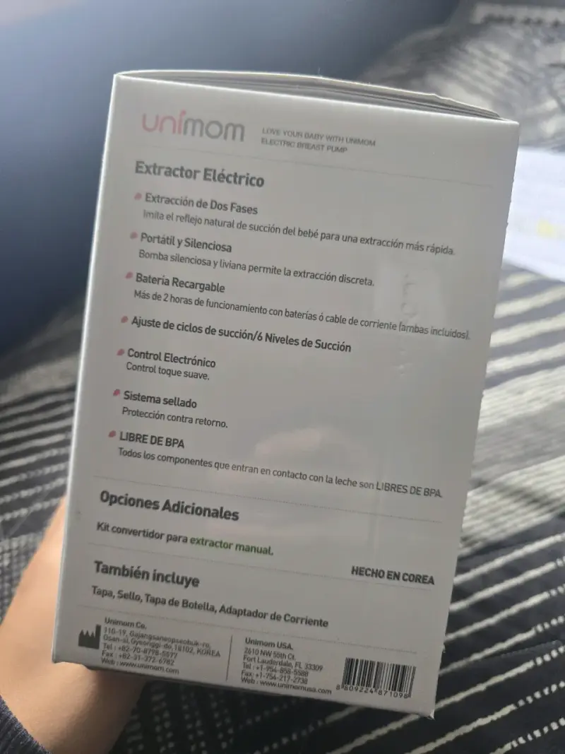 Extractor eléctrico Unimom K-POP - 3