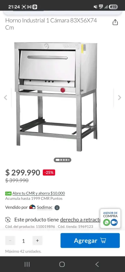 Cocina Ventus doble quemador - miniatura 2