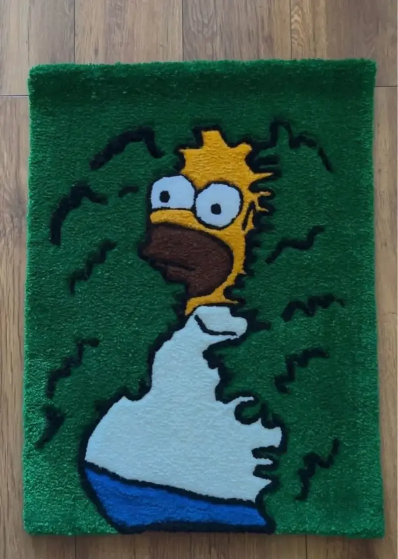 Alfombra decorativa Homero Simpson