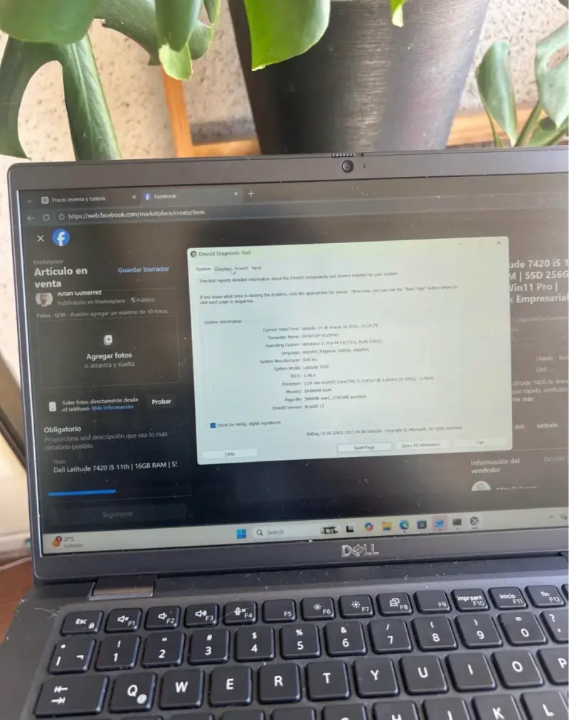 Dell Latitude 7420 i5 11th | 16GB RAM | SSD 256GB - 3