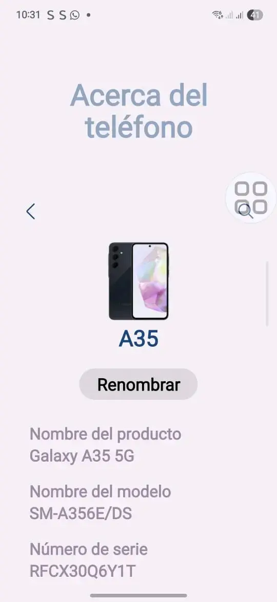Samsung A35 5g de 128GB - 3