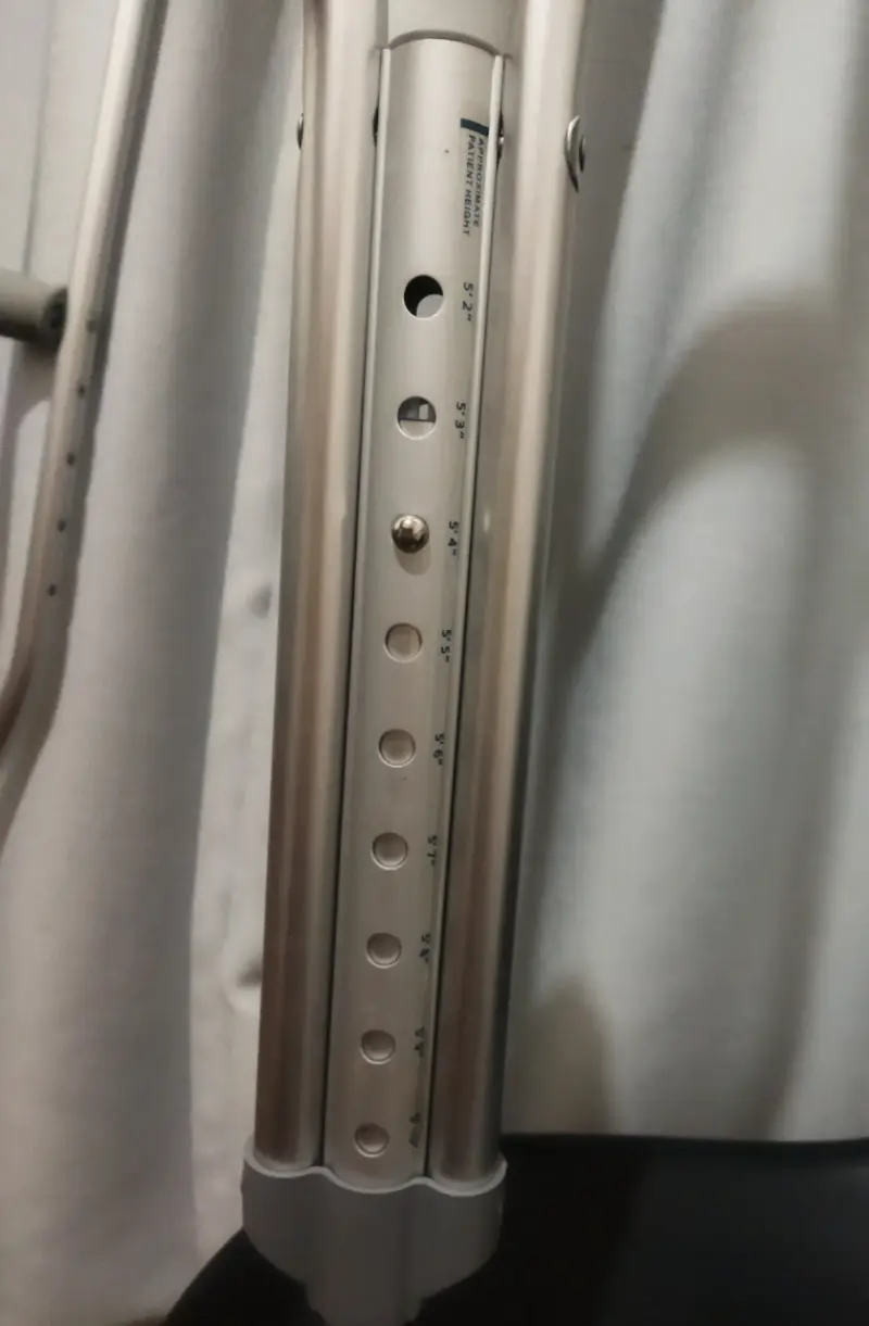 Muletas ajustables de aluminio - 3