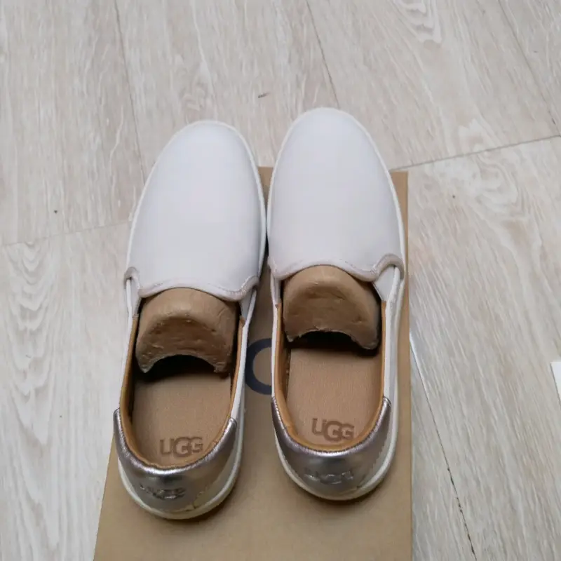 Zapatillas slip-on blancas - 4