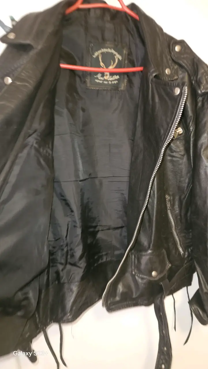 Chaqueta de cuero negra - 2