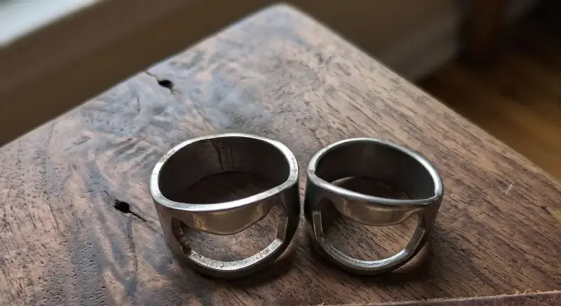 Anillos destapadores de acero inoxidable