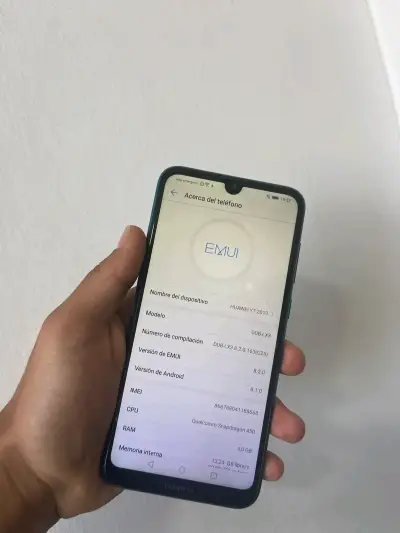 Huawei Y7 2019 color azul - miniatura 5