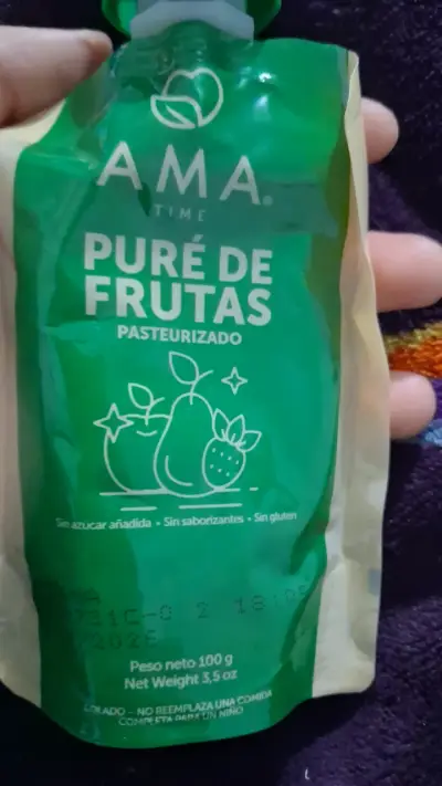 Puré de frutas AMA 100g - miniatura 1