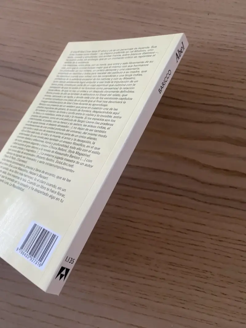 Libro 'Abel' de Alessandro Baricco - 5