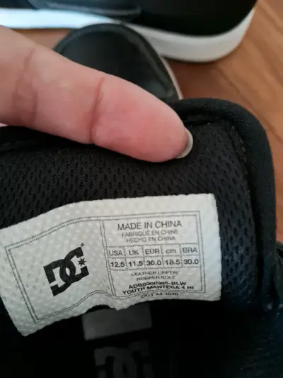 Zapatillas negras DC altas - miniatura 4