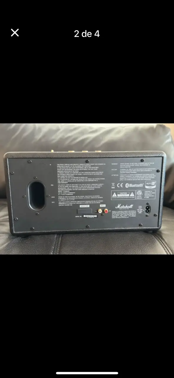 Parlante Marshall Bluetooth