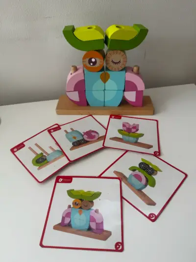 Rompecabezas de búho de madera - miniatura 1