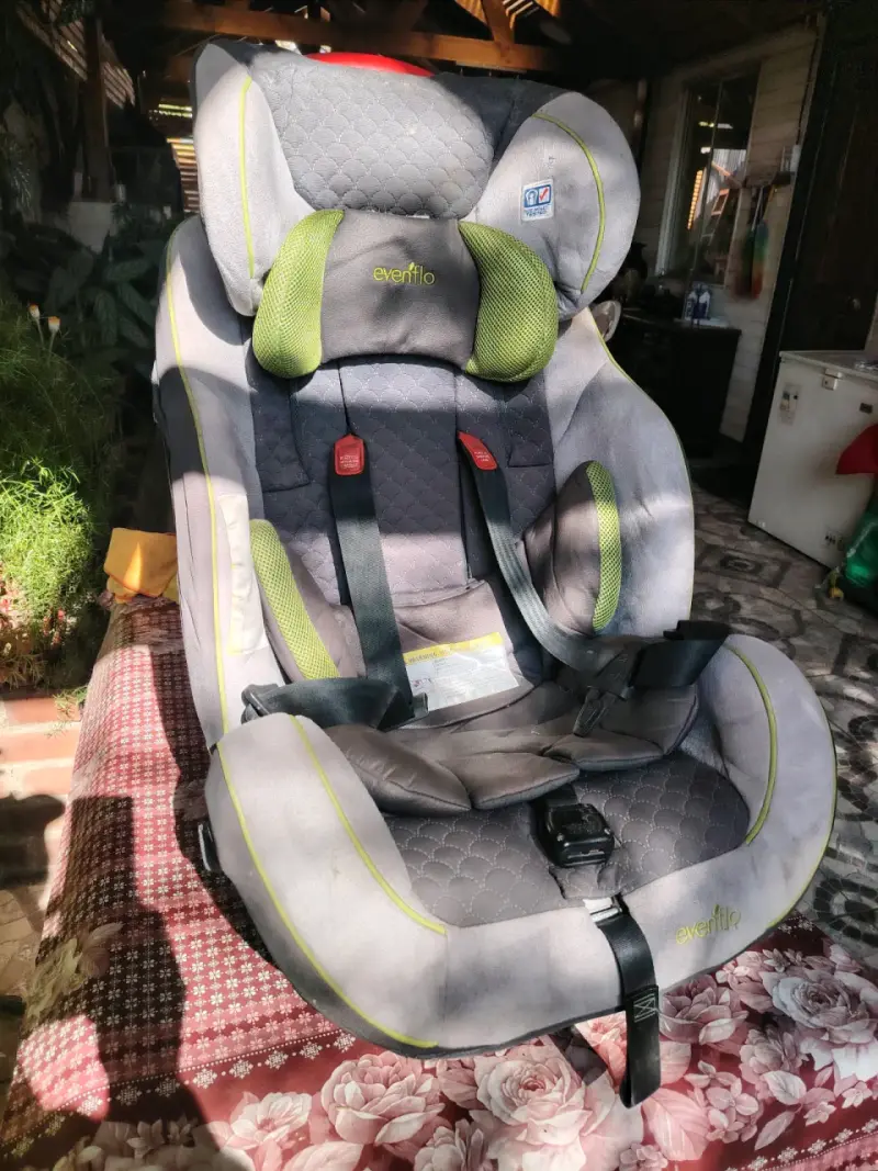 Silla de auto infantil gris/verde musgo - 5