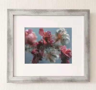 Cuadros con flores enmarcado - miniatura 1