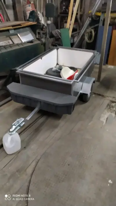 Carro de arrastre metálico compacto - miniatura 1