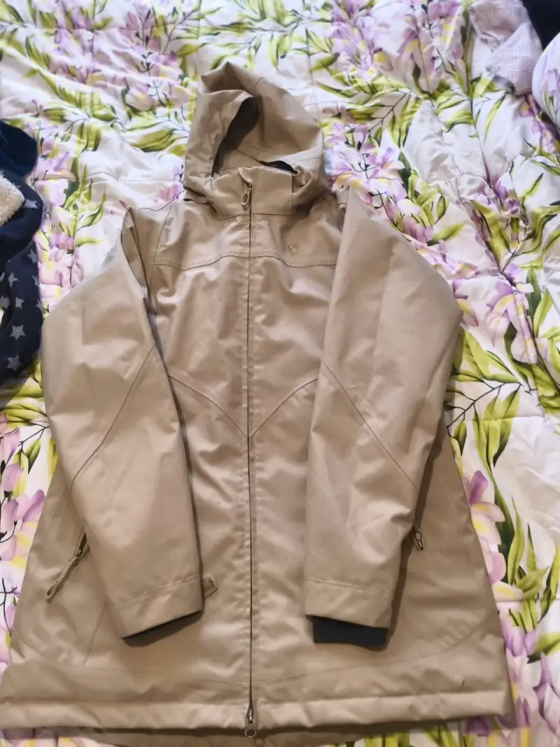 Parka térmica beige mujer - 4