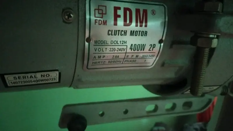 Máquina de coser industrial,Motor embrague FDM 400 - 1