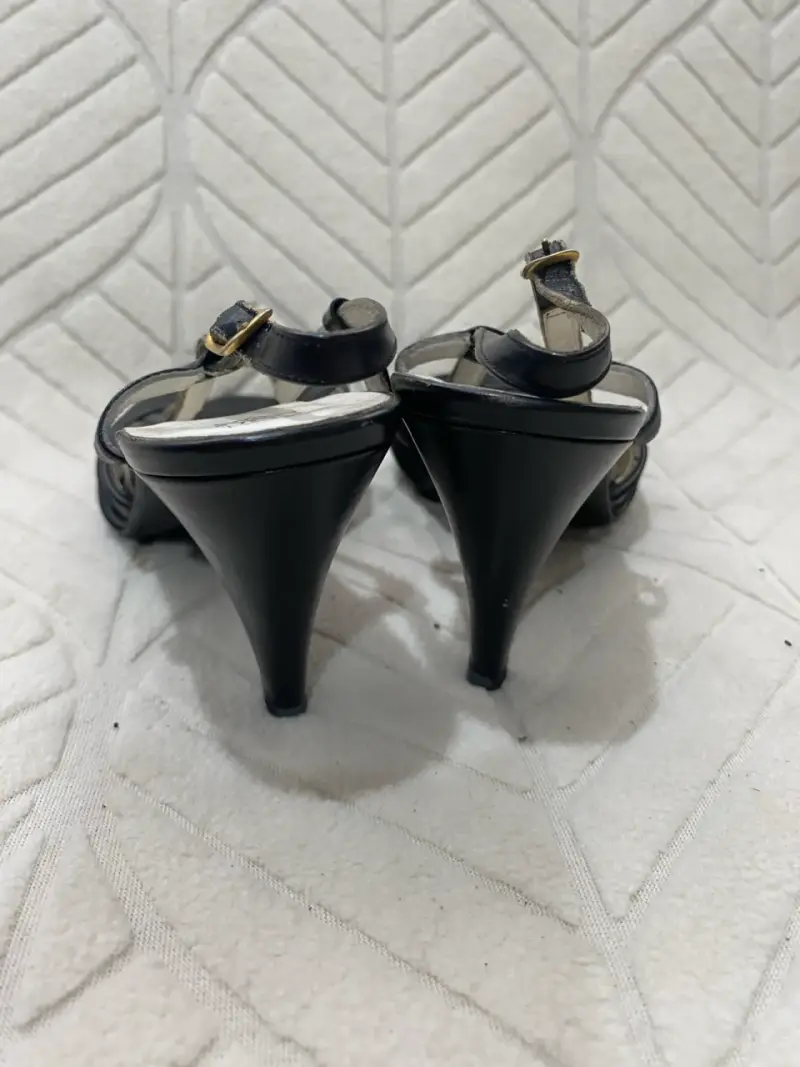 Zapatos de tacón negro vintage GACEL - 3