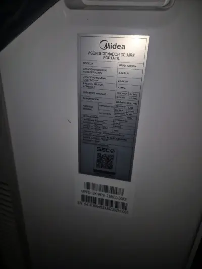 Aire acondicionado portátil Midea - miniatura 5