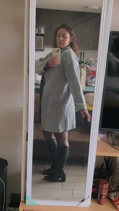 Conjunto vestido y abrigo - miniatura 1