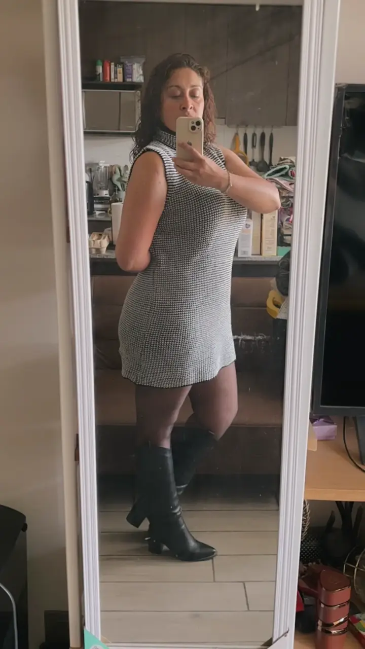 Conjunto vestido y abrigo - 2