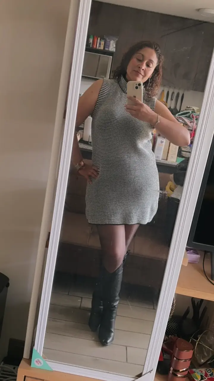 Conjunto vestido y abrigo - 4