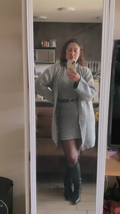 Conjunto vestido y abrigo - miniatura 5