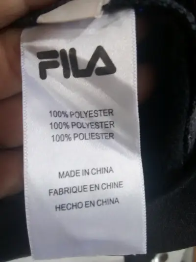Polerón negro FILA con capucha - miniatura 2