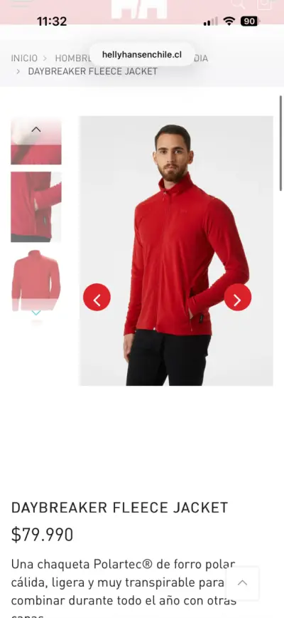 Chaqueta polar hombre Helly Hansen - miniatura 4