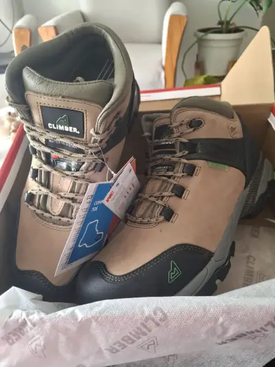 Botas trekking Climber beige - miniatura 1