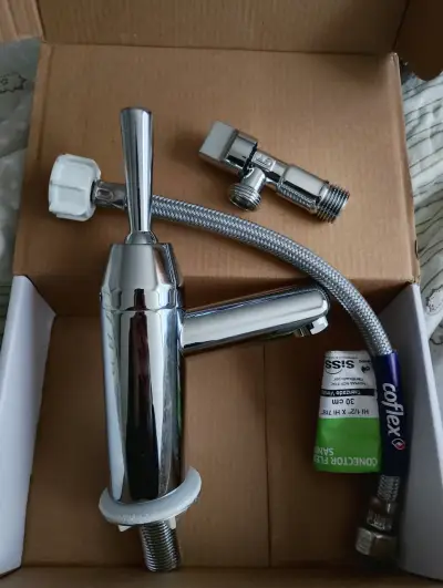 Llave baño mezclador cromo nuevo - miniatura 1