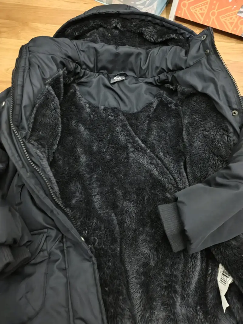 Parka azul marino talla 8 - 3