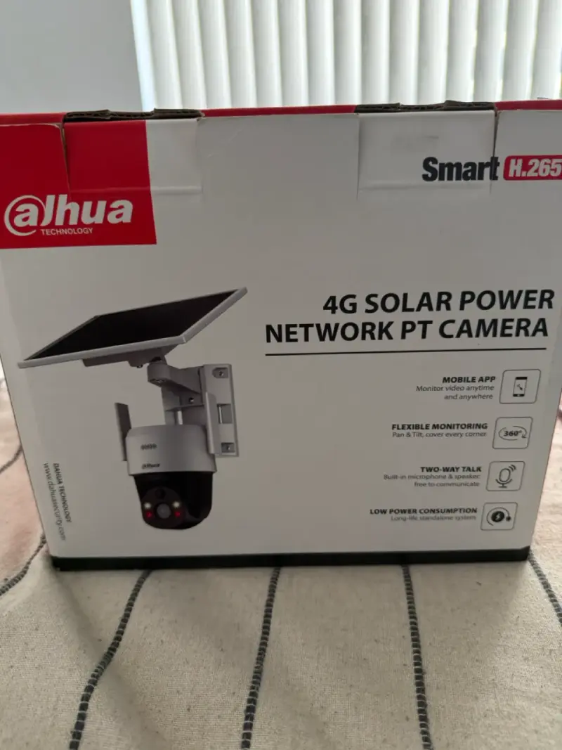 Cámara de red solar 4G Dahua - 1