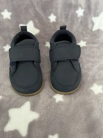 Zapatos de bebé azul marino - miniatura 1