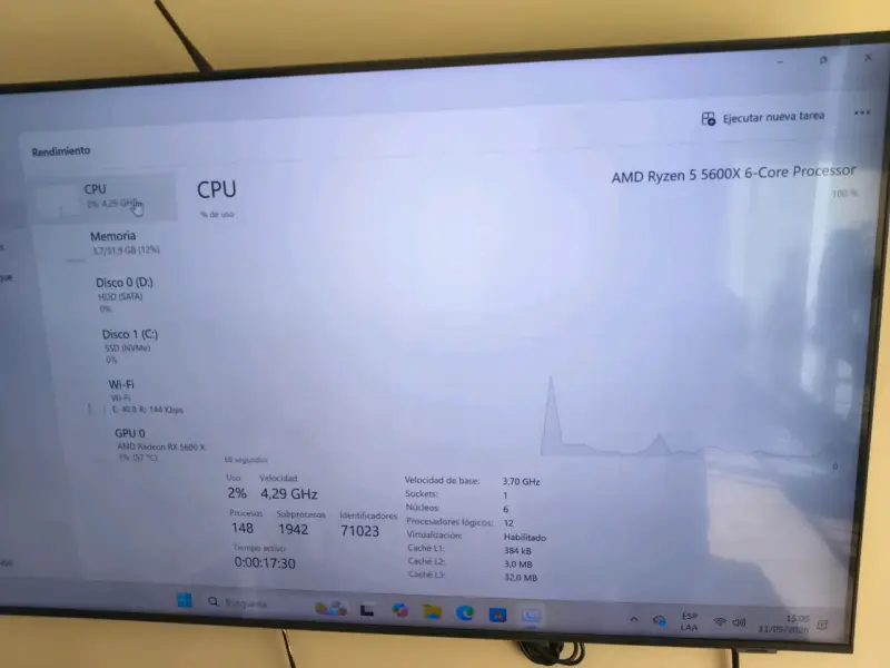 🔥 PC GAMER RYZEN 5 + 32GB RAM + RX 5600 XT 🔥 - 12