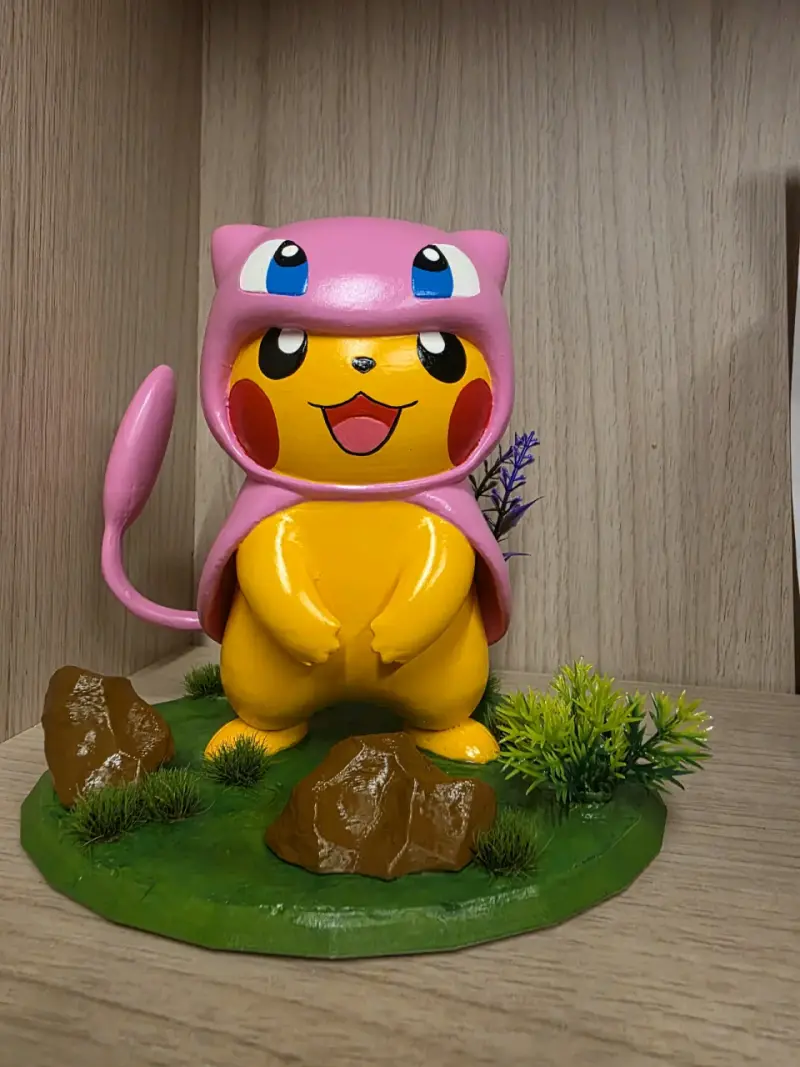 Figura Pikachu disfraz Mew - 1