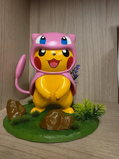 Figura Pikachu disfraz Mew - miniatura 1