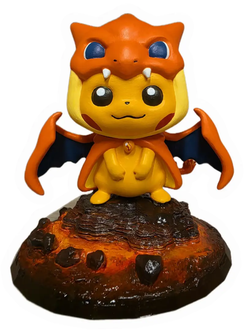 Figura Pikachu disfraz Charizard - 3