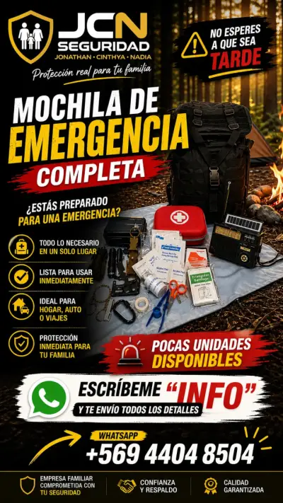 Mochila de emergencia completa - miniatura 1