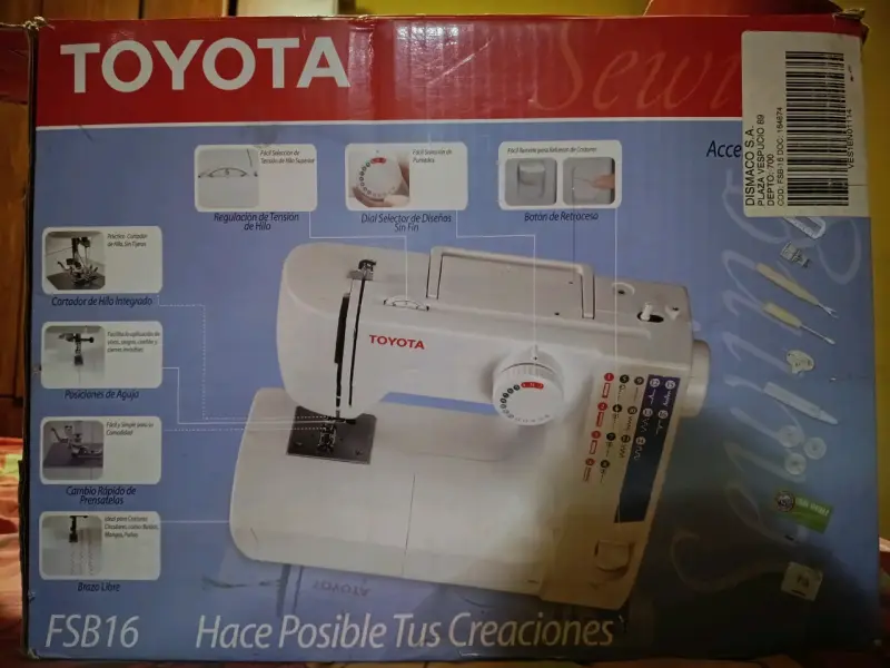 Máquina de coser Toyota FSB16 - 1