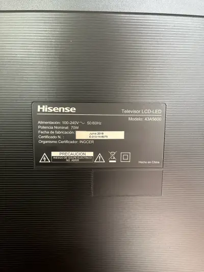 Televisor Hisense 43 pulgadas Full HD - miniatura 2