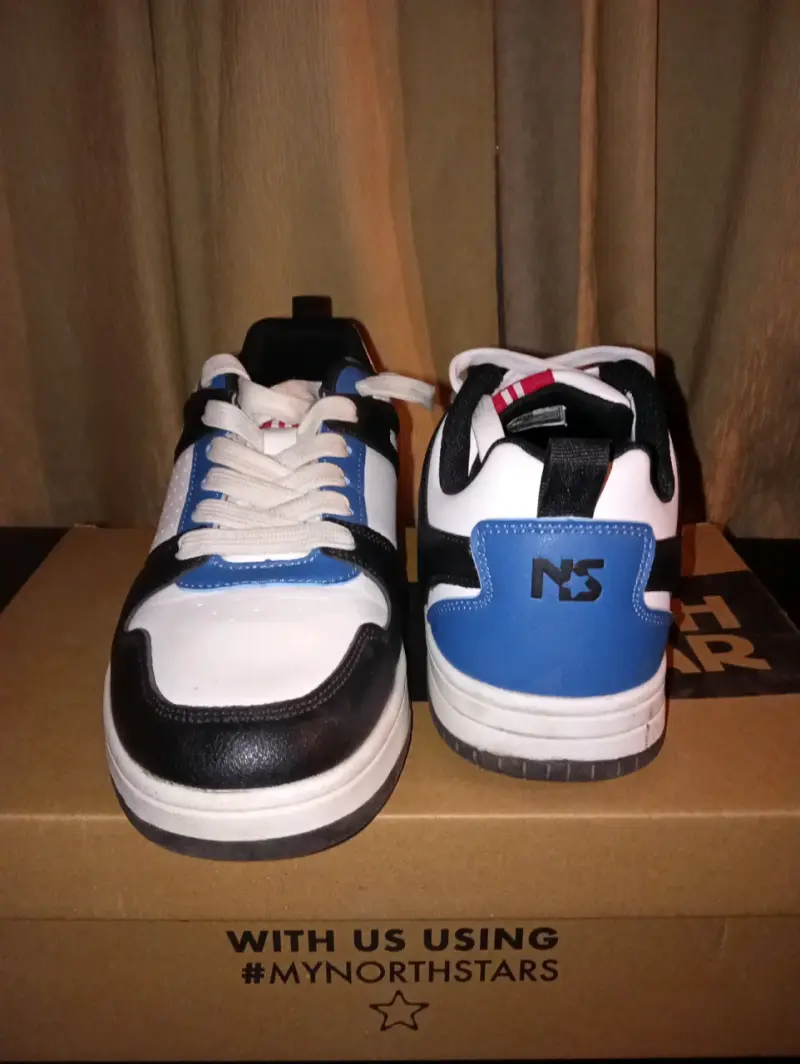 Zapatillas North Star blanco y azul - 4