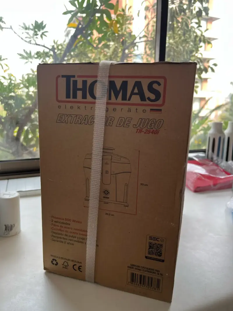 Extractor de jugo Thomas 600W - 2