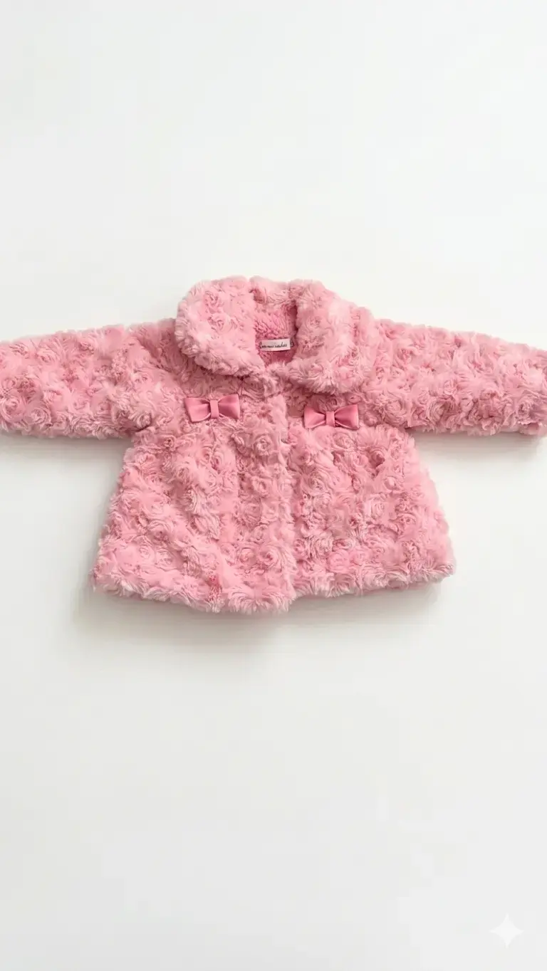 Chaqueta rosa infantil