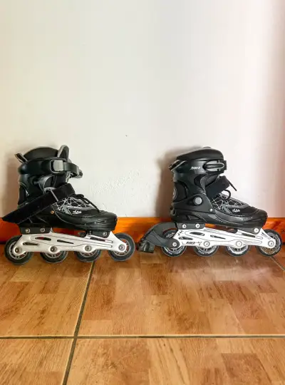 PATIN EN LINEA RIDER SLIDE NEGRO-GRIS 36-39 - miniatura 3