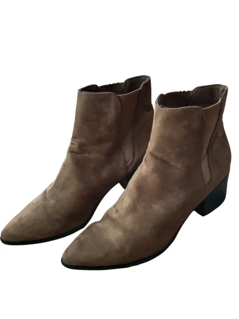 Botines de gamuza marrón - 2