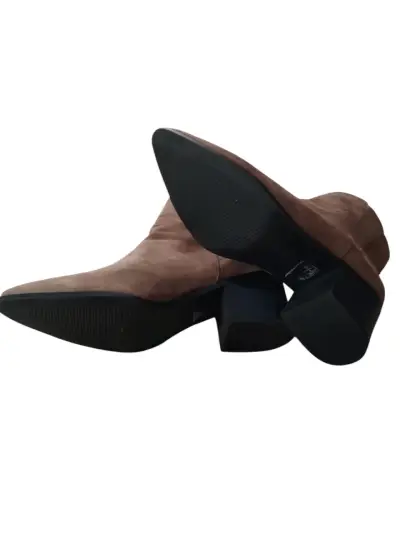 Botines de gamuza marrón - miniatura 3