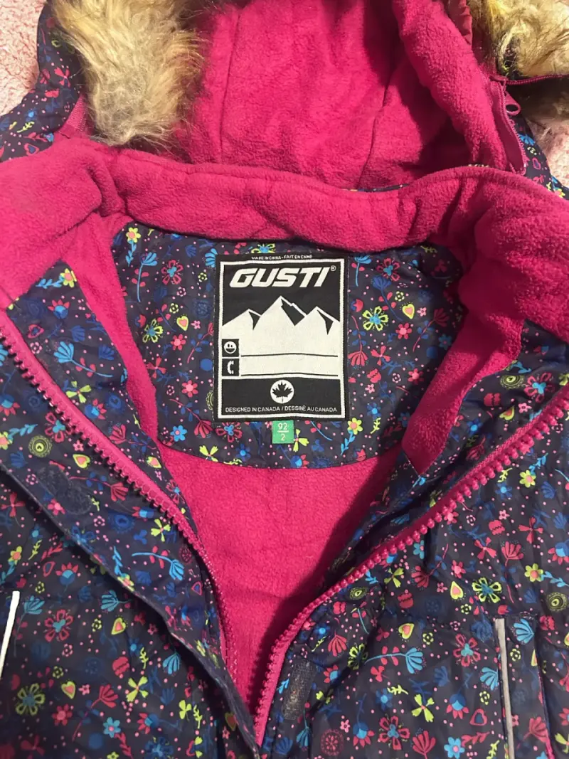 Parka infantil con capucha talla 2 - 3