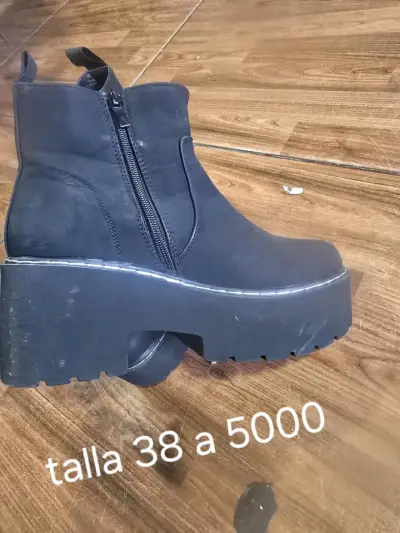Botines negros con cierre - miniatura 1