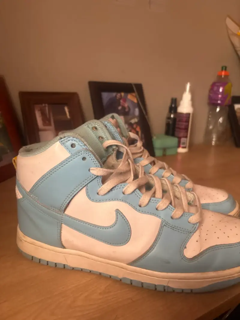 Zapatillas Nike azul y beige - 2