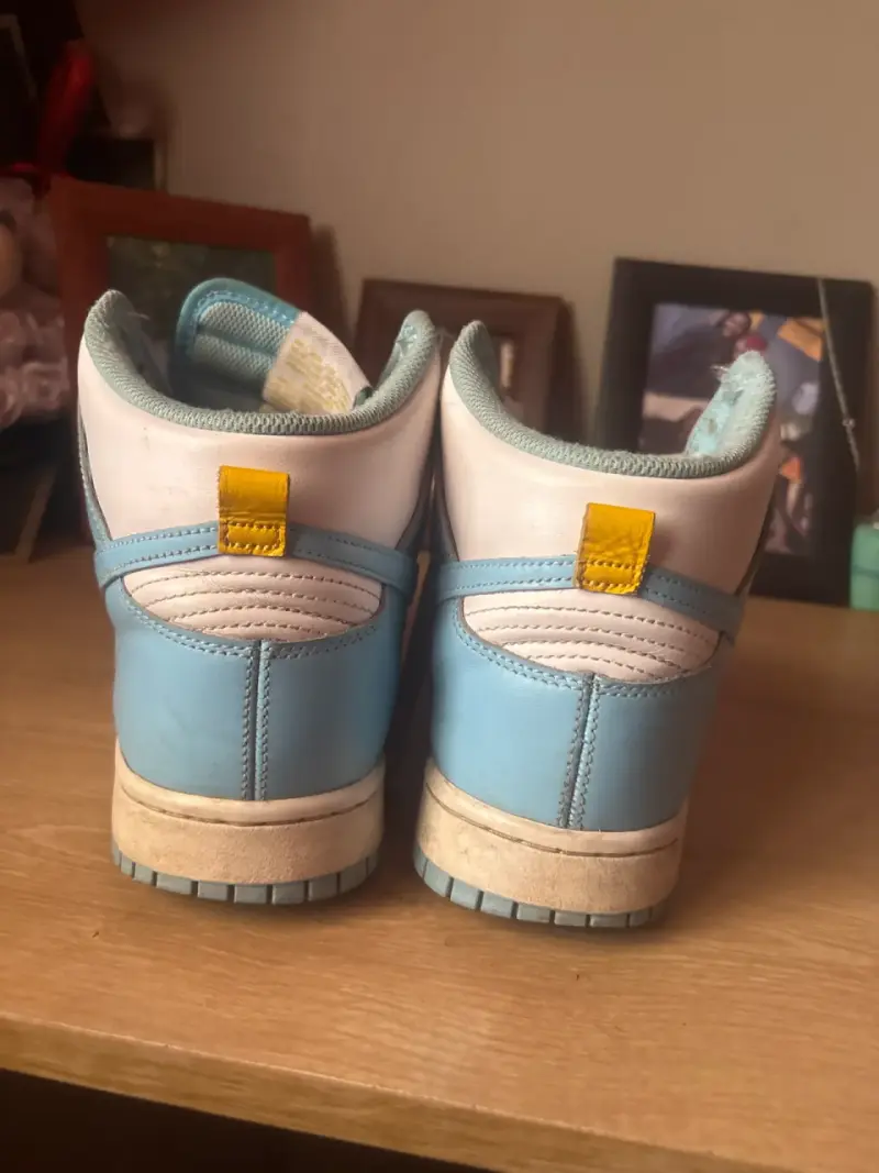 Zapatillas Nike azul y beige - 3